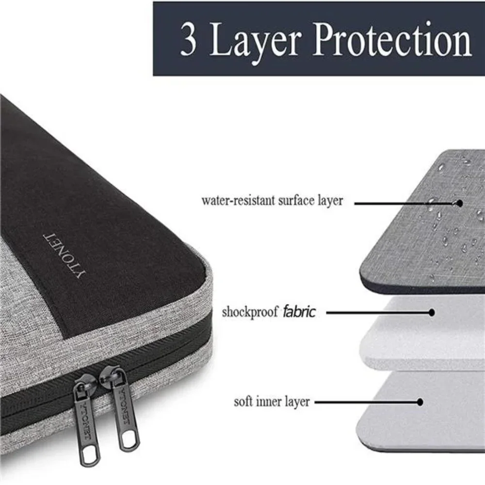 Laptop Case, 15.6 inch TSA Laptop Sleeve Computer Bag Water Resistant